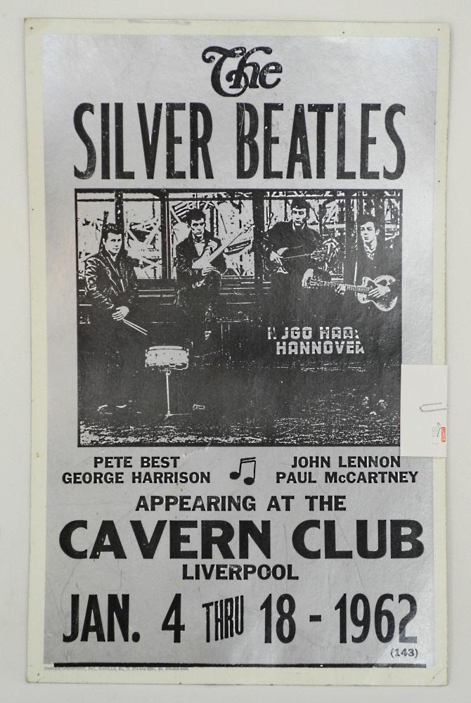 Tribute Showprint Inc. Silver Beatles / Cavern Club Poster, 22" x 14" -unframed. (1 of 1)