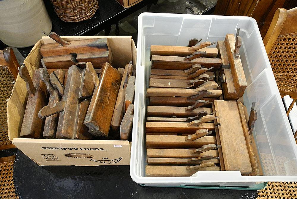 Collection of Wooden Moulding Planes (1 of 3)