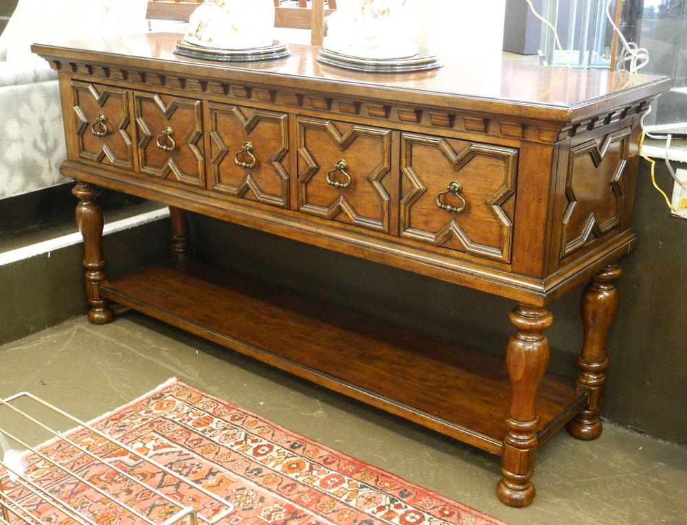 Lexington Antique Revival Style Sideboard 6'1" Wide.: Lexington Antique Revival Style Sideboard 6'1" Wide.