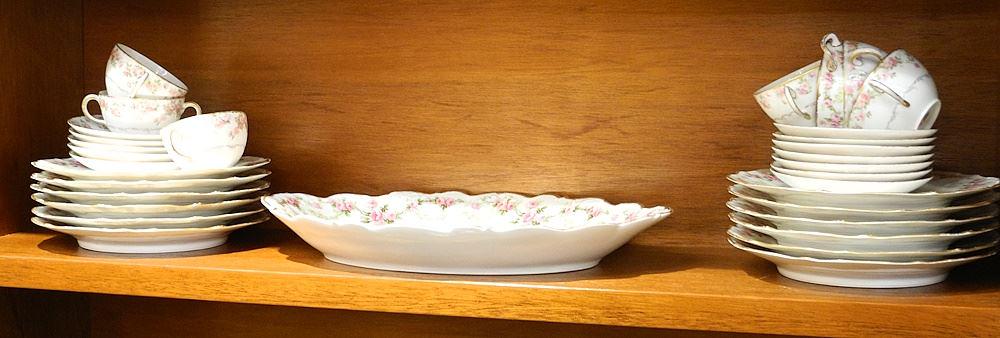 Group of Elite Works Limoges Porcelain Dinner Wares.: Group of Elite Works Limoges Porcelain Dinner Wares.