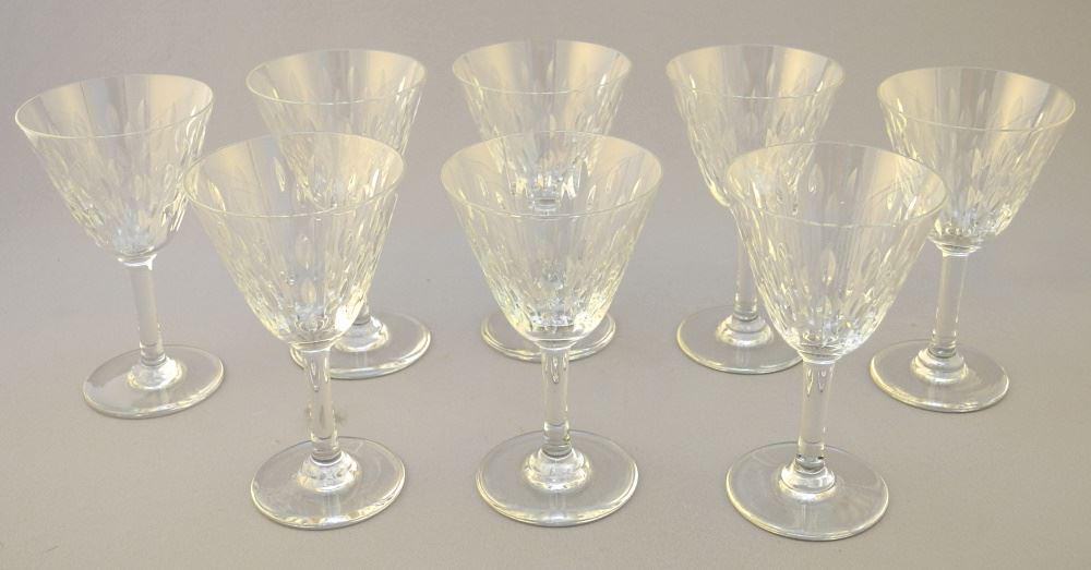 8 Baccarat "Paris" Liqueur Glasses, 4 1/2"h.: 8 Baccarat "Paris" Liqueur Glasses, 4 1/2"h.
