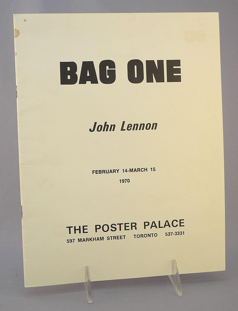 The Poster Palace "Bag One" John Lennon Catalogue. (1 of 4)