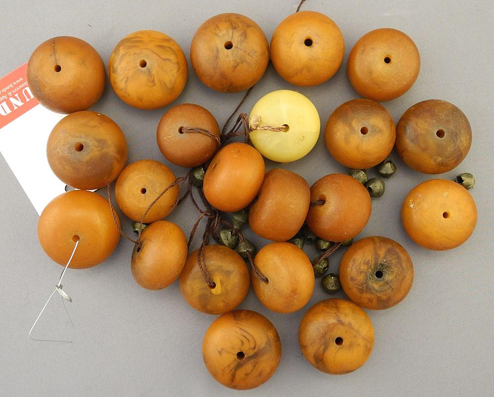 Collection of Amber Beads, 440 grams acquired Greenwich Village 1980. (1 of 1)