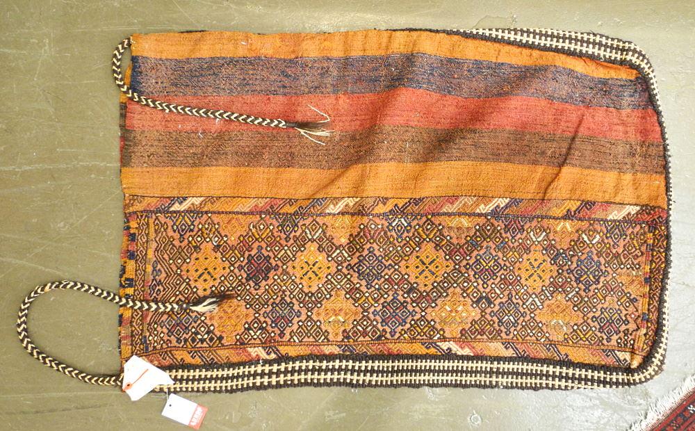 Turkish (Yahele) Bag, Approximately 3'3" x 2'1".: Turkish (Yahele) Bag, Approximately 3'3" x 2'1".