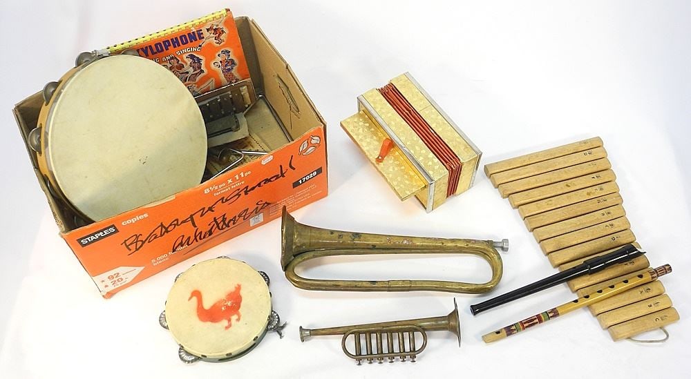 Collection of Various Musical Instruments (as found). (1 of 2)