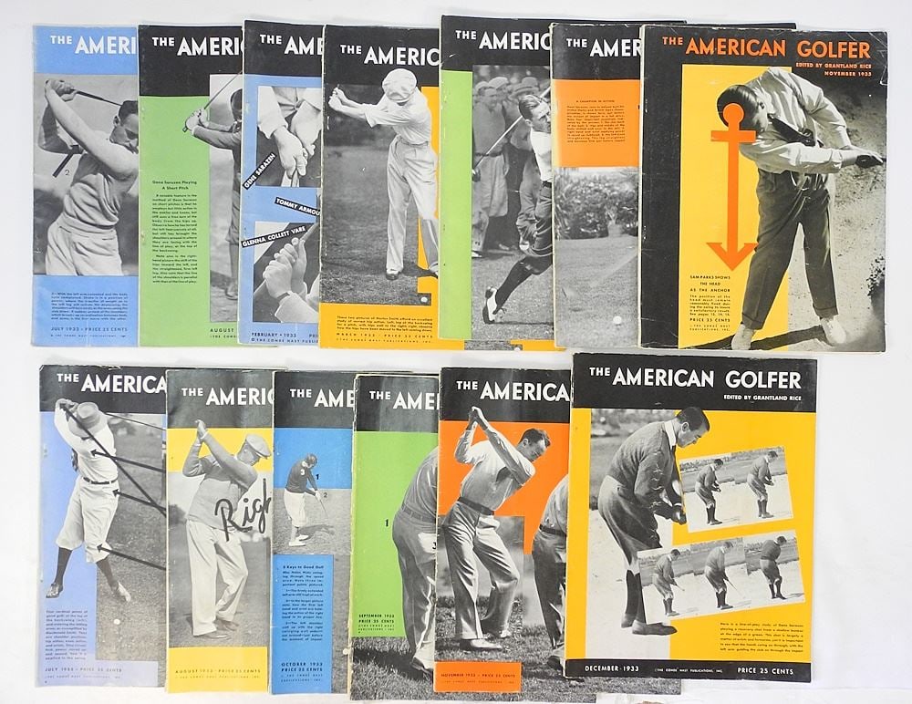 Collection of C.1930's Magazines, "The American Golfer".: Collection of C.1930's Magazines, "The American Golfer".