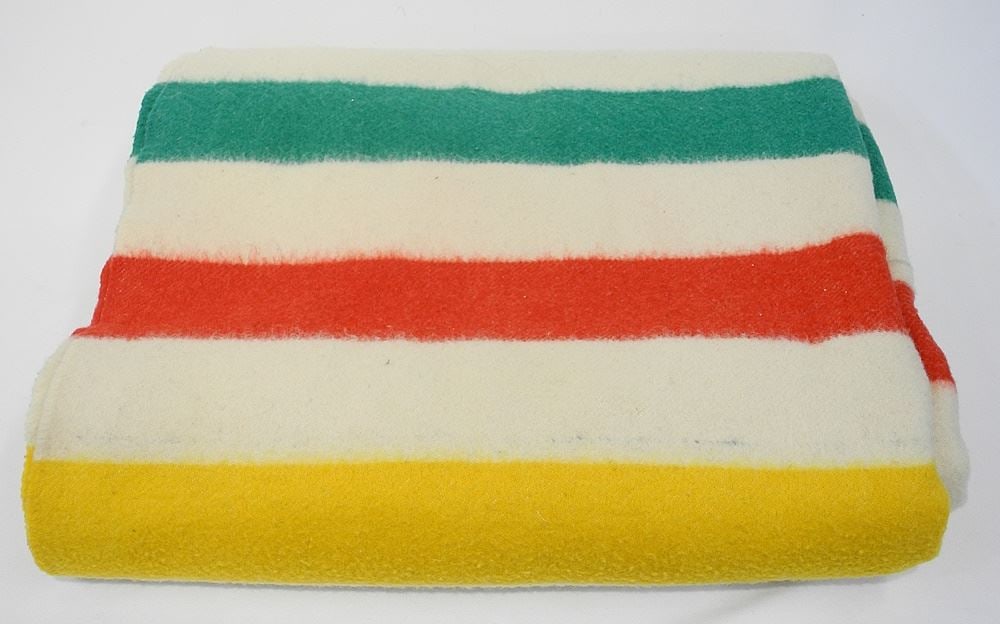 Hudsons Bay Co. 6 Point Blanket, 92" x 100". (1 of 3)