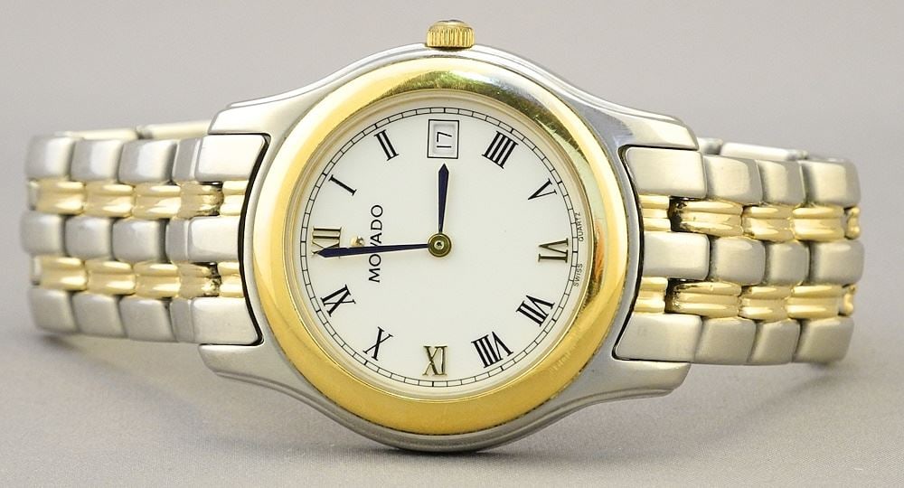 Mens Movado Stainless Steel Wrist Watch.: Mens Movado Stainless Steel Wrist Watch.