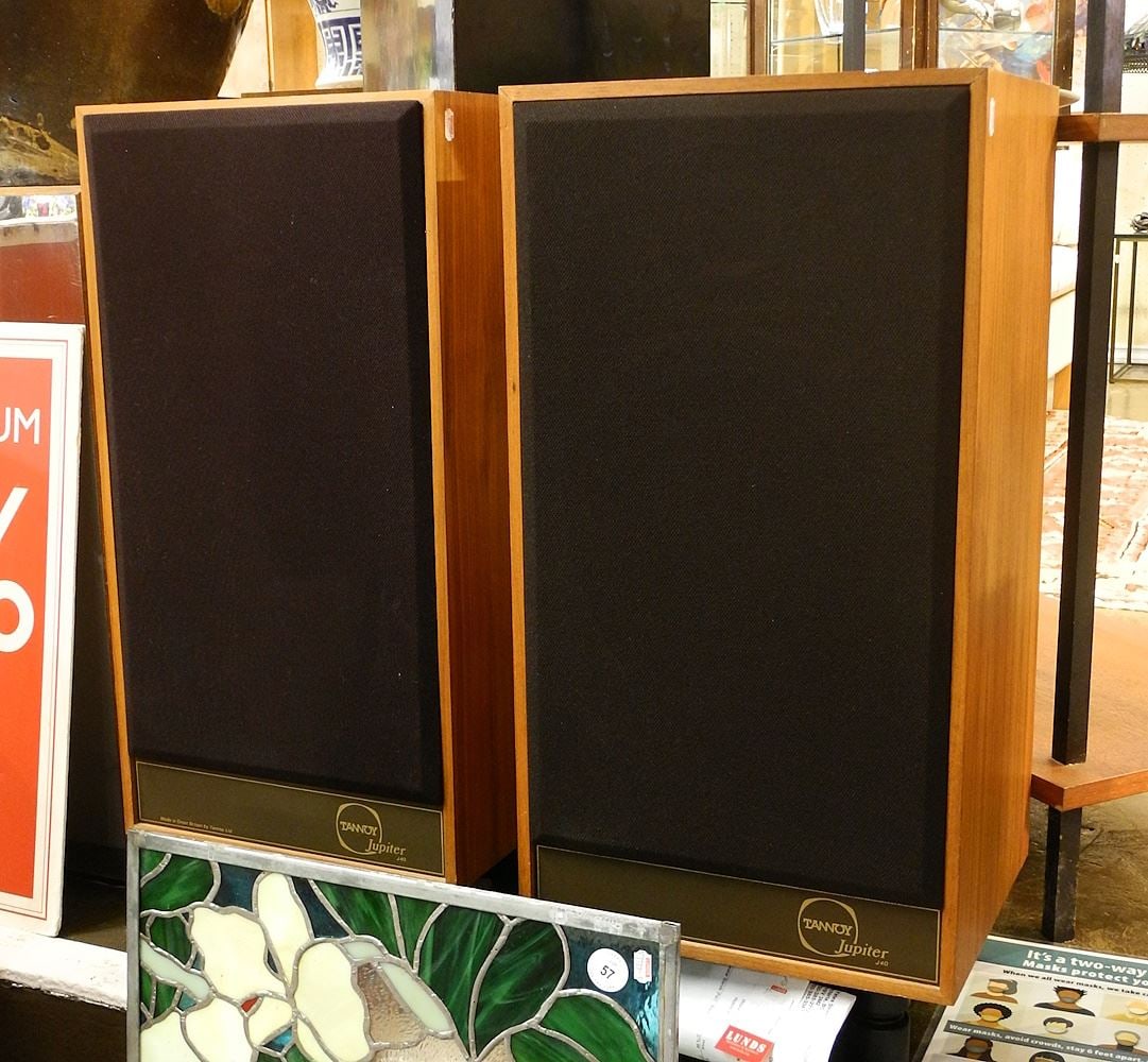 Pair of Vintage Tannoy Jupiter J40 Speakers, 22 7/8"H. (1 of 3)
