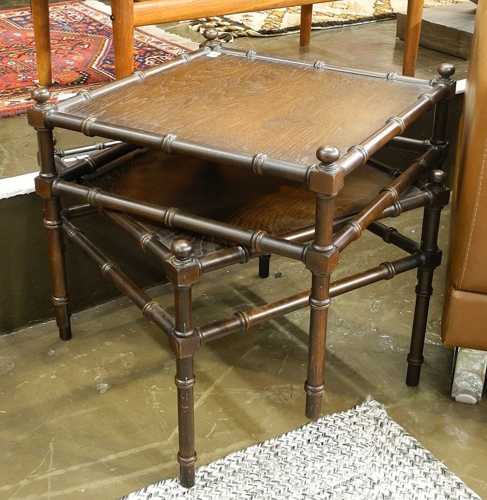 Pair of Lane End Tables, style # 1333-18, 16 x 19 1/2 x 19 1/2". (1 of 1)