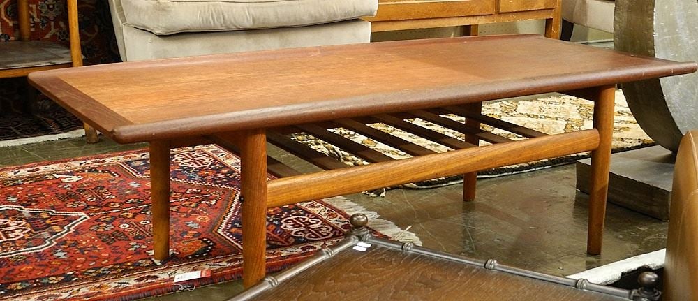 Glostrup Mobelfabrik Teak Coffee Table, 51"L. (1 of 4)