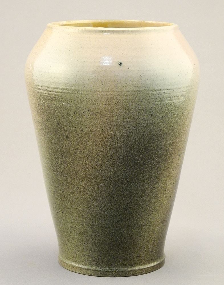 Ceramic Vase Signed and Stamped University of Sask, 6"H-C.1925. (1 of 3)