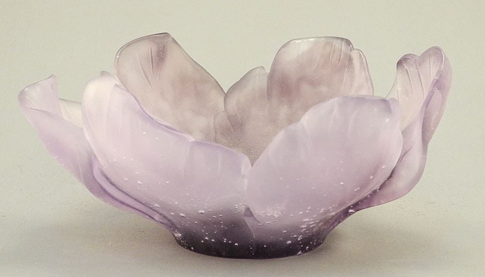 Daum France Tulip Bowl, 6 1/4"W.: Daum France Tulip Bowl, 6 1/4"W.