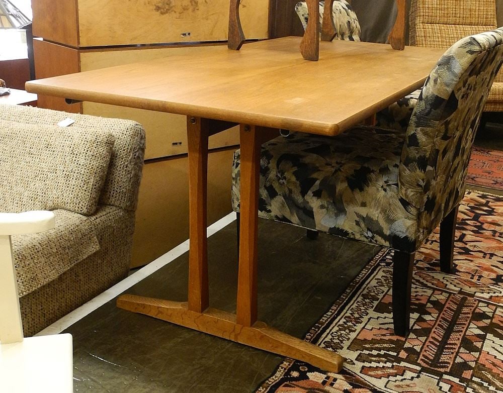 Borge Mogensen "Shaker" C-18 Dining Table, FDB Mobler, 28 3/4 H x  63 L x 32 1/4" W. (1 of 3)