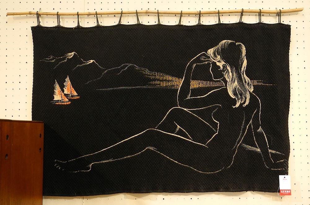 Textile "Sunbather" Hanging, 24 x 37 1/2". (1 of 1)