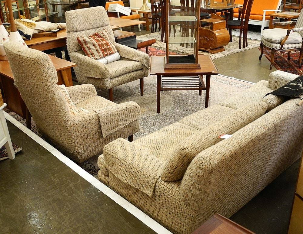3 piece Danish Modern Style Sofa Suite. (1 of 4)