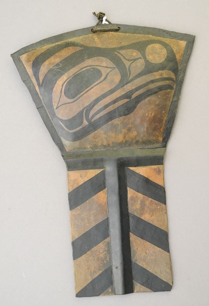 Mini Eagle Copper signed E.A.Hunt, 7 1/2" x 5". (1 of 2)