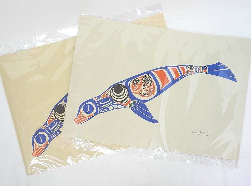 8 Northwest Coast Serigraphs by Sean R. Dixon. (1 of 5)