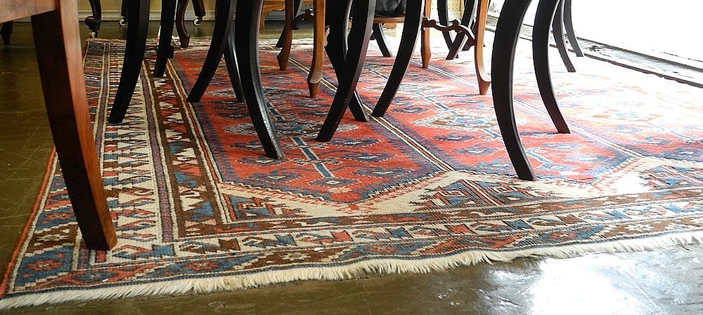 Turkish Wool Carpet Approximately 6'8" x 8'9". (1 of 4)