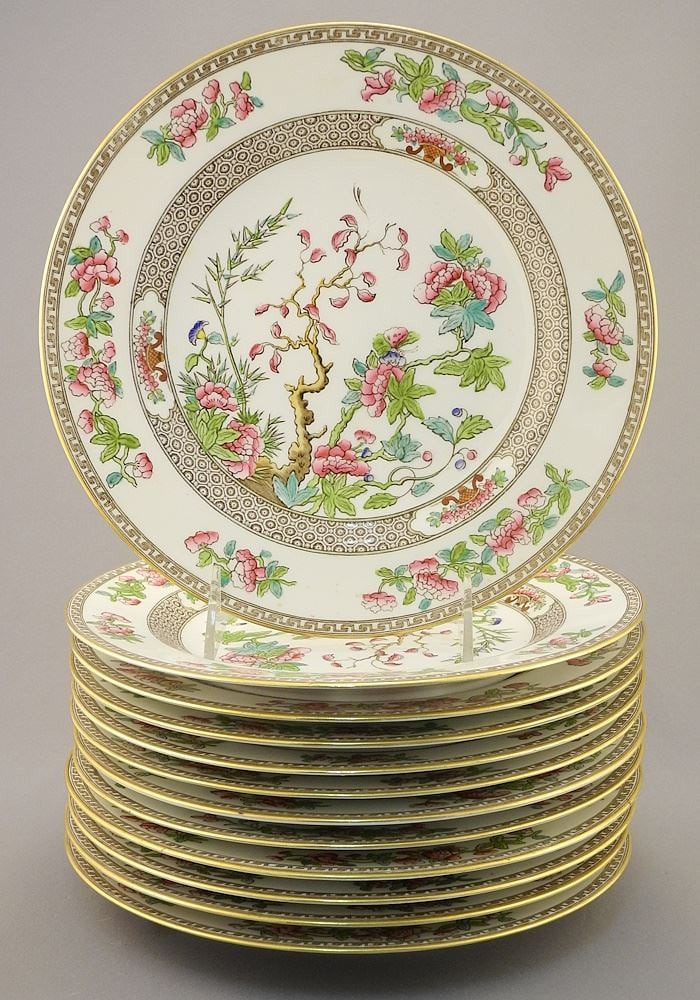 12 Spode Copelands China "India Tree" 8 7/8" Side Plates. (1 of 6)