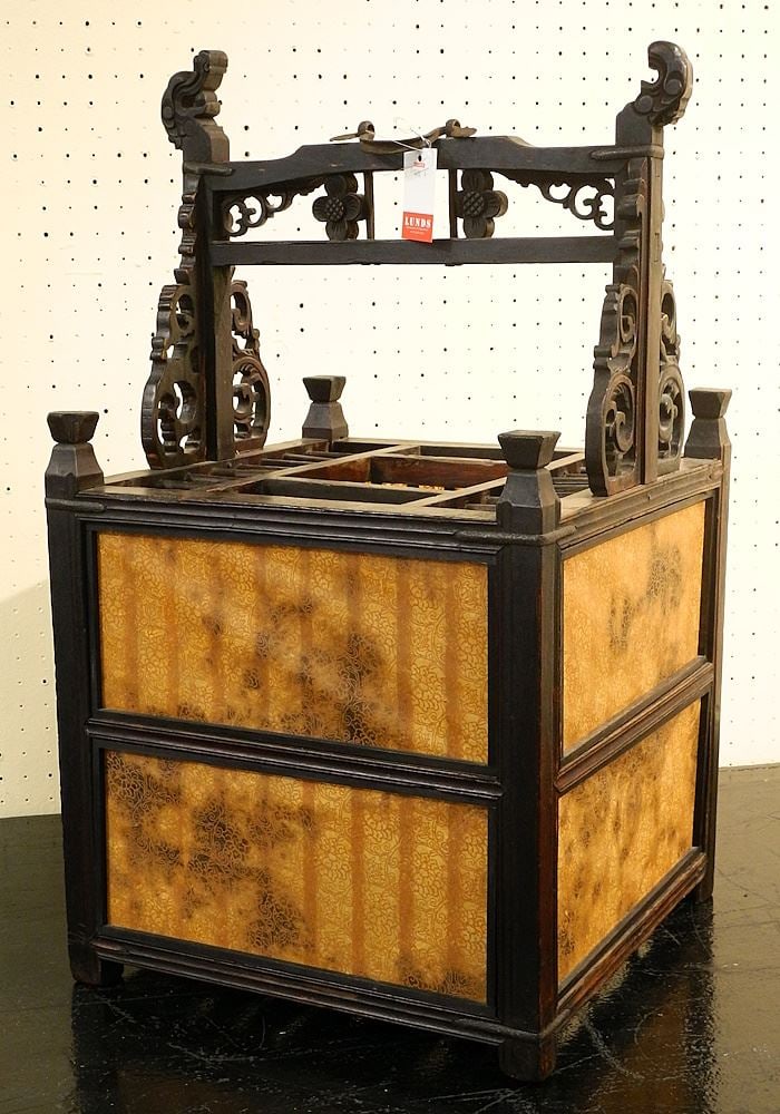 Chinese Lantern, 28 7/8 x 16 1/4 x 16 1/4". (1 of 3)