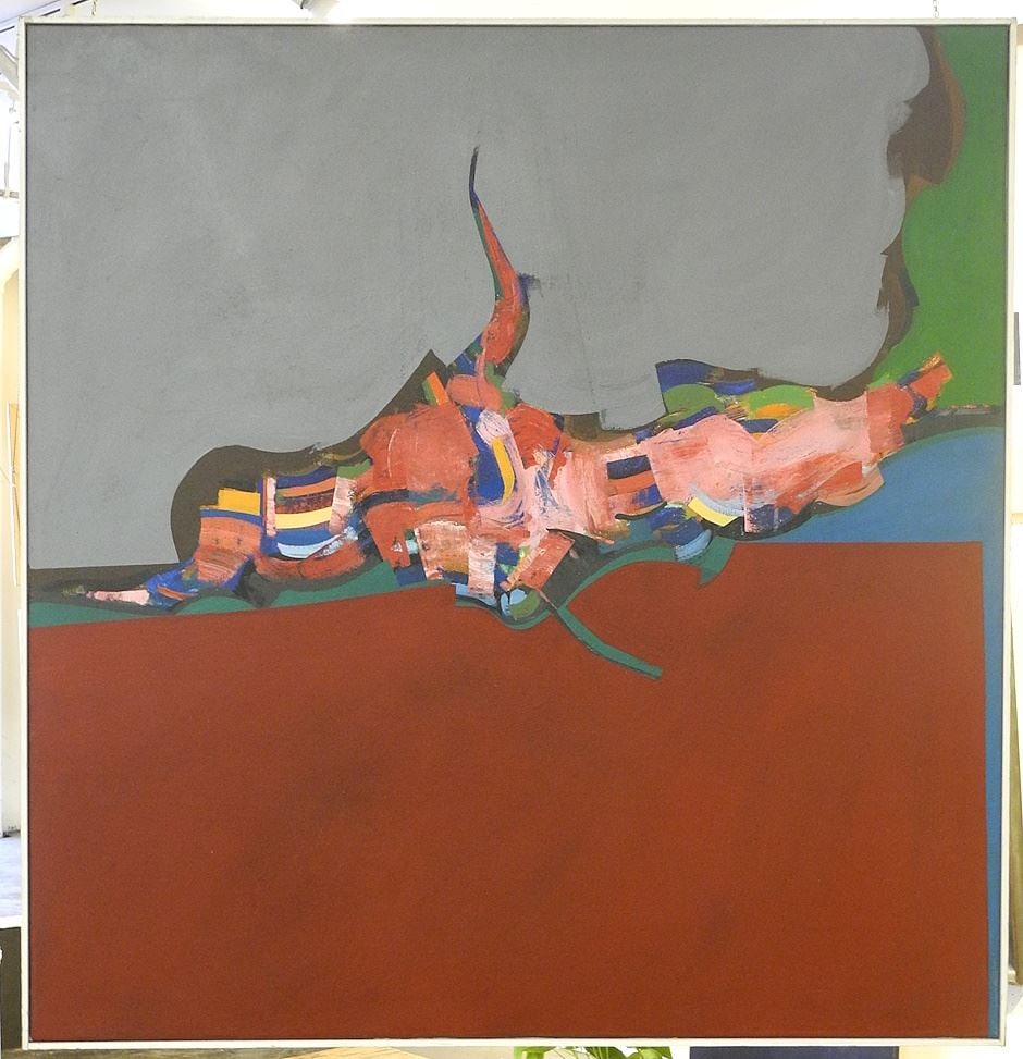 Oil on Canvas signed Don Harvey 1967 (verso), 50 x 48", "Scooby Doo". (1 of 5)