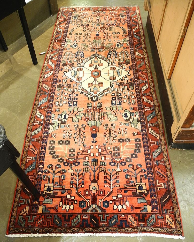 Hamedan Runner Approximately 9'4" x 3'8". (1 of 4)