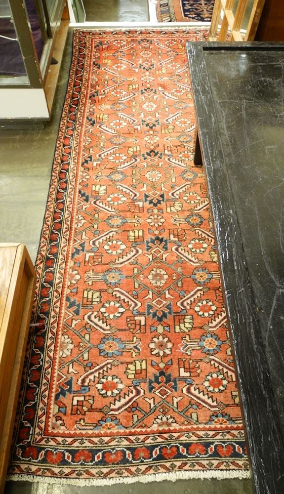 Hamedan Runner Approximately 9'11" x 3'6". (1 of 4)