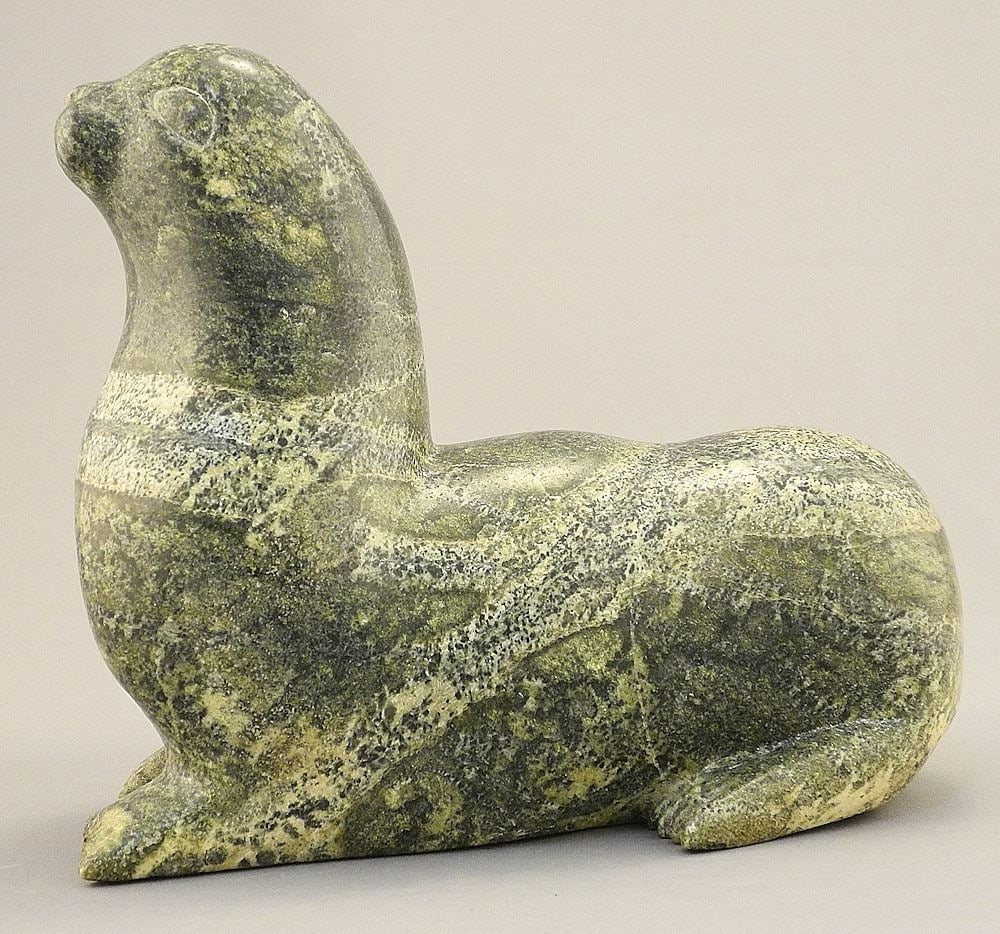 Carved Hardstone Seal, 8". (1 of 3)