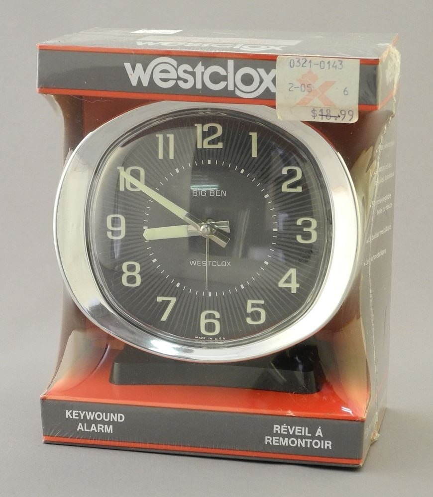 Westclox Big Ben Keywound Alarm Clock in Original Box, 4 7/8". (1 of 3)