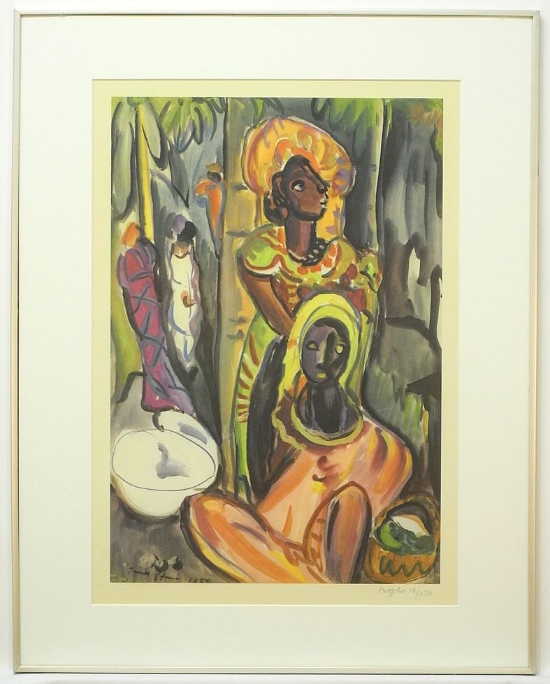 2 Colour Prints after Irmastern (South African) 24 x 16 1/2", "Figure Studies". (1 of 7)