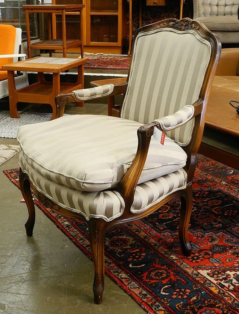 Barrymore Fruit Wood Bergere Chair.: Barrymore Fruit Wood Bergere Chair.