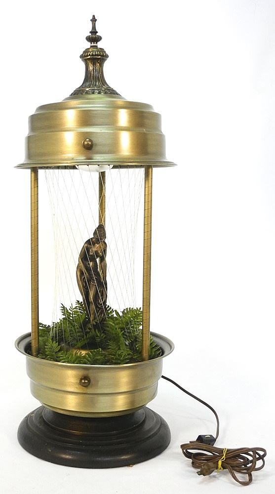 1960's Figural Rain Lamp, 27 5/8"H. (1 of 3)