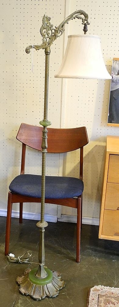 Rembrandt 17495 Cast Metal Floor Lamp, 58"H. (1 of 3)