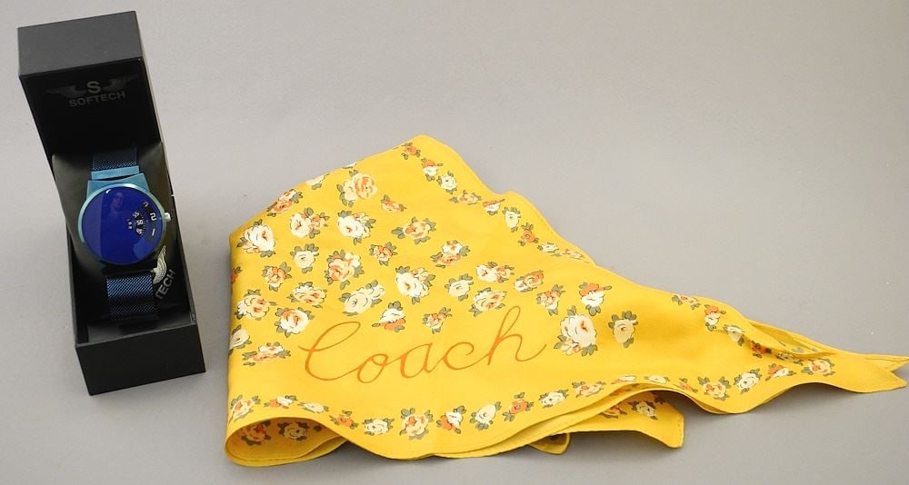 Coach scarf cheap watch