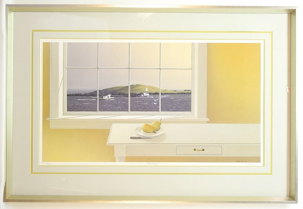 Limited Edition Print signed Keith Hiscock, 17 3/4 x 31 1/2", "Inside Passage", APXXN/XXXV. (1 of 4)