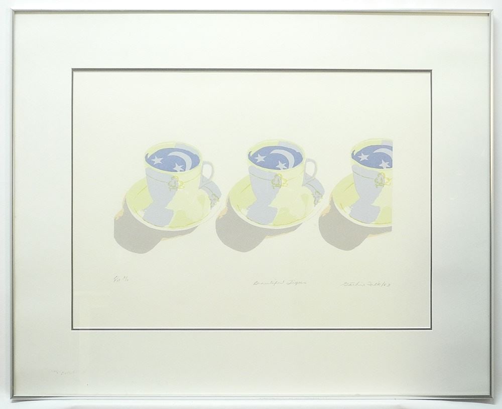 Serigraph signed Gathie Falk/83, 16 1/2 x 23", "Beautiful Tigers", #5/10 AP. (1 of 4)