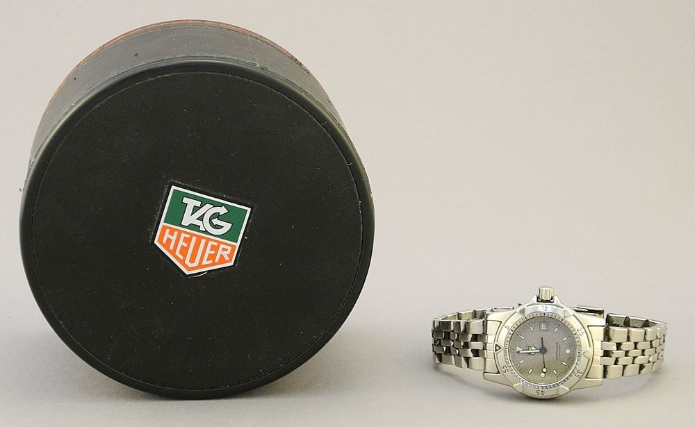 Ladies Tag Heuer 1500 Professional WD1411-PO Stainless Steel Wristwatch: Ladies Tag Heuer 1500 Professional WD1411-PO Stainless Steel Wristwatch
