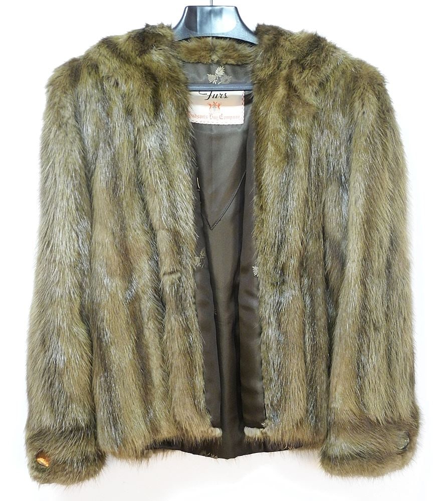 Hudson's Bay Co. Short Mink Coat. (1 of 3)