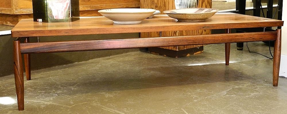 France & Son Rosewood Low Table, 59"L. (1 of 6)