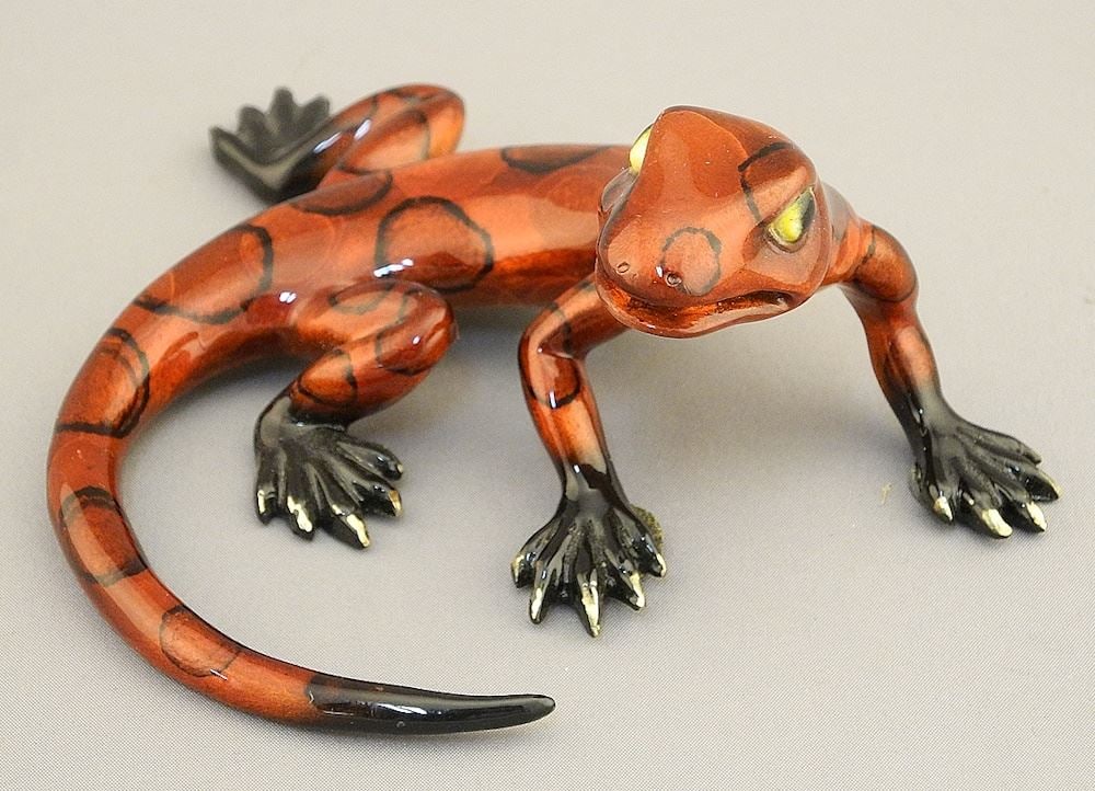 Bronze signed Barry Stein, 4 3/4", "Round Lizard Candy", #25/1000 with Certificate. (1 of 5)