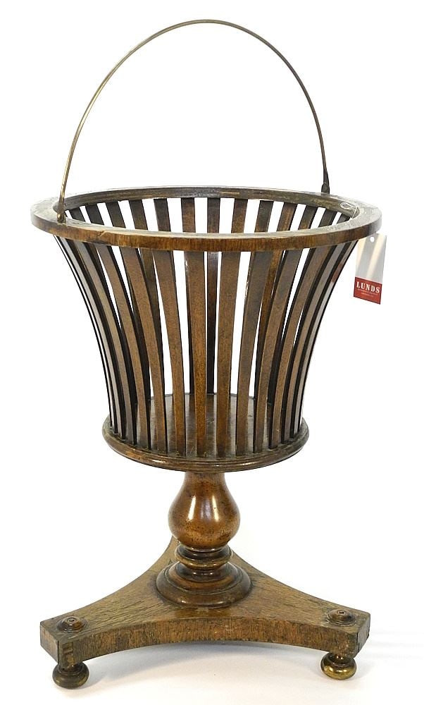 19th C. Mahogany Fern Stand, 18 7/8" H. (1 of 4)