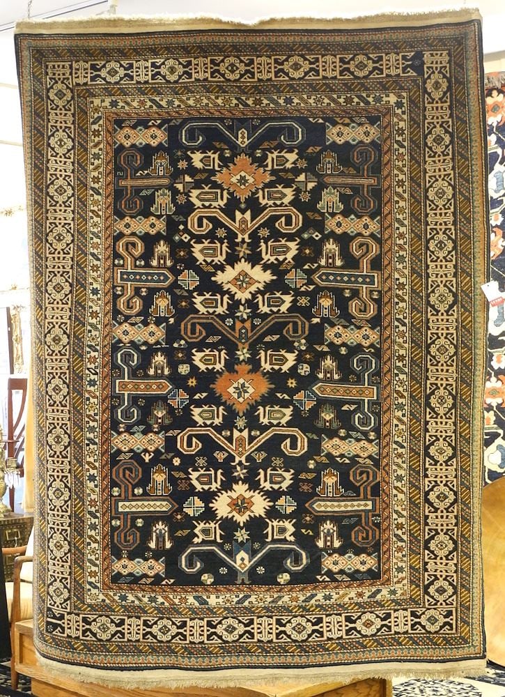Antique Perepedil Caucasian Carpet, Approximately 6'2" x 4'3". (1 of 5)