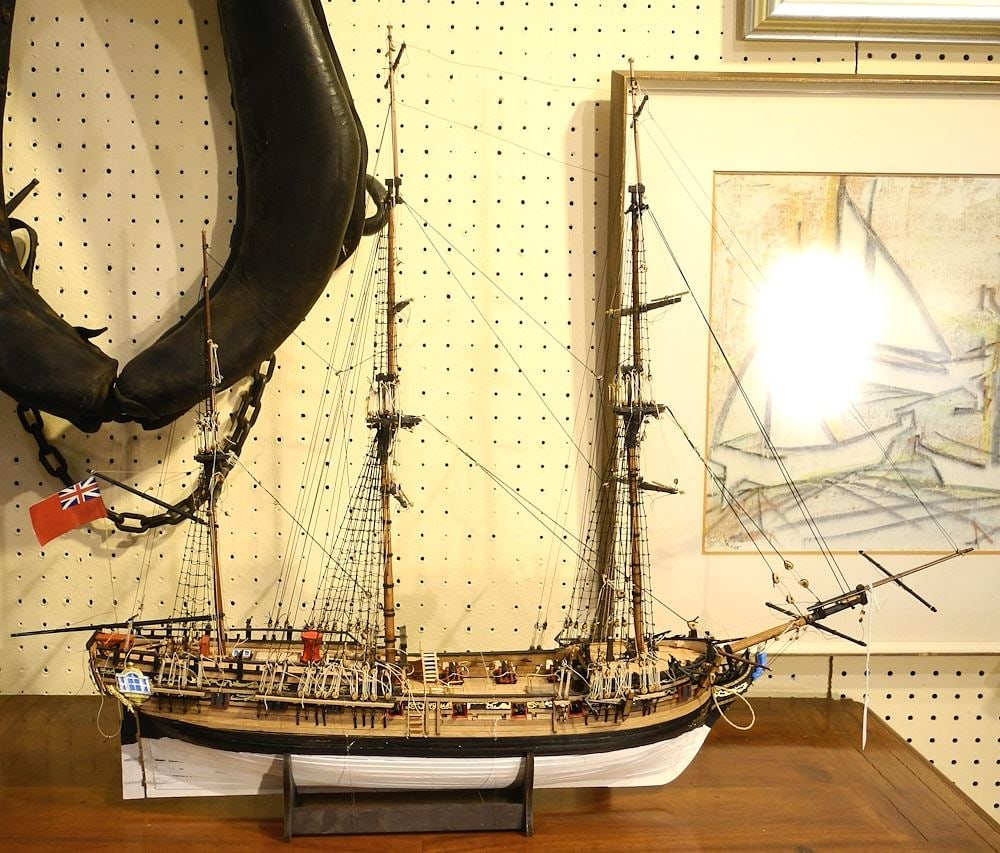 Ships Model: "The Fly", 29"L. (1 of 1)