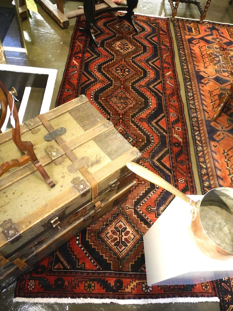 Hamedan Runner Approximately 8'11" x 3'4 1/2". (1 of 2)