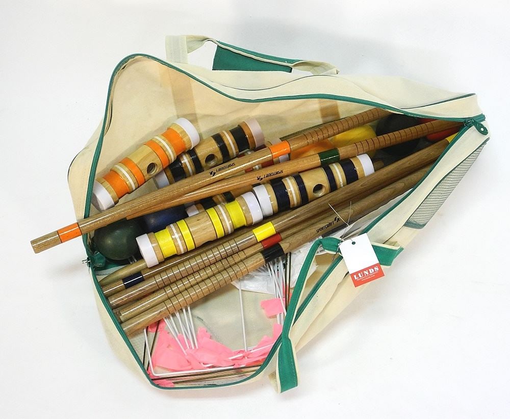 Miniature Croquet Set with Carry Bag , 25"L. (1 of 2)