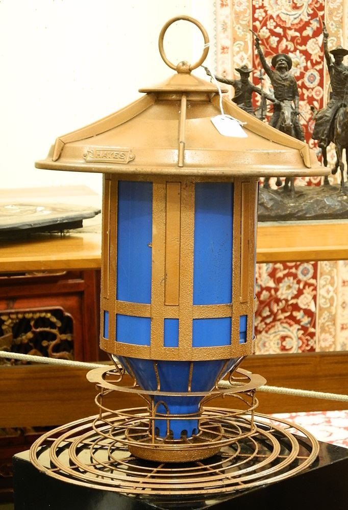 Vintage Copper Finish Hayes Bird Feeder, 17" x 12". (1 of 2)