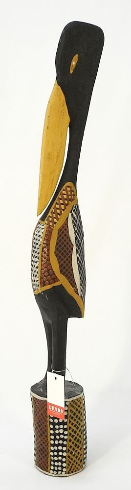 Australian Bird Carving Attributed to Samuel Tokampini.: Australian Bird Carving Attributed to Samuel Tokampini.