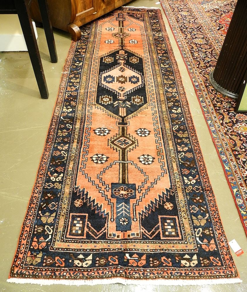 Hamedan Runner Approximately 10'2" x 3'4". (1 of 2)