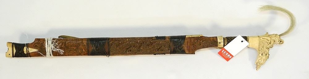 Indonesian Mandau Knife, 26 3/4"L. (1 of 4)